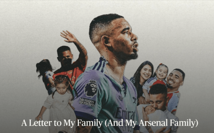 热苏斯自白：从崩溃到坚守，阿森纳未竟事业是我的救赎